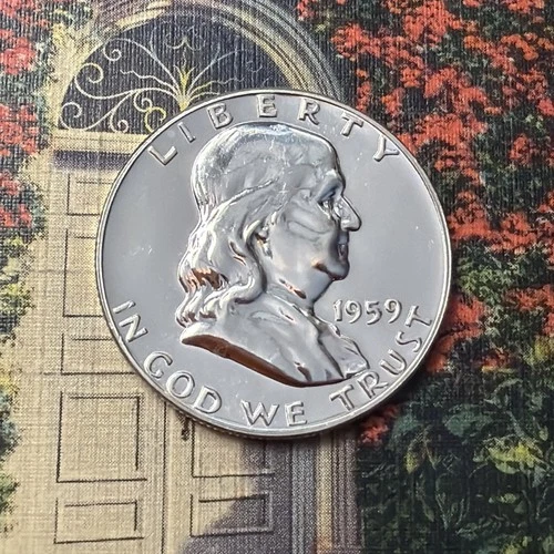 1959 Franklin Silver Half Dollar Proof 🇺🇸
