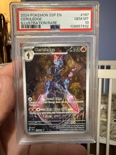 Pokemon TCG: Surging Sparks - Ceruledge 197/191 PSA 10