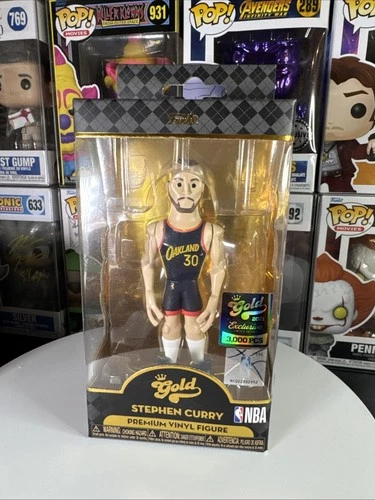 Funko Gold Steph Curry 5" Figure - 3000 Pcs NBA Warriors - Limited Edition 2021