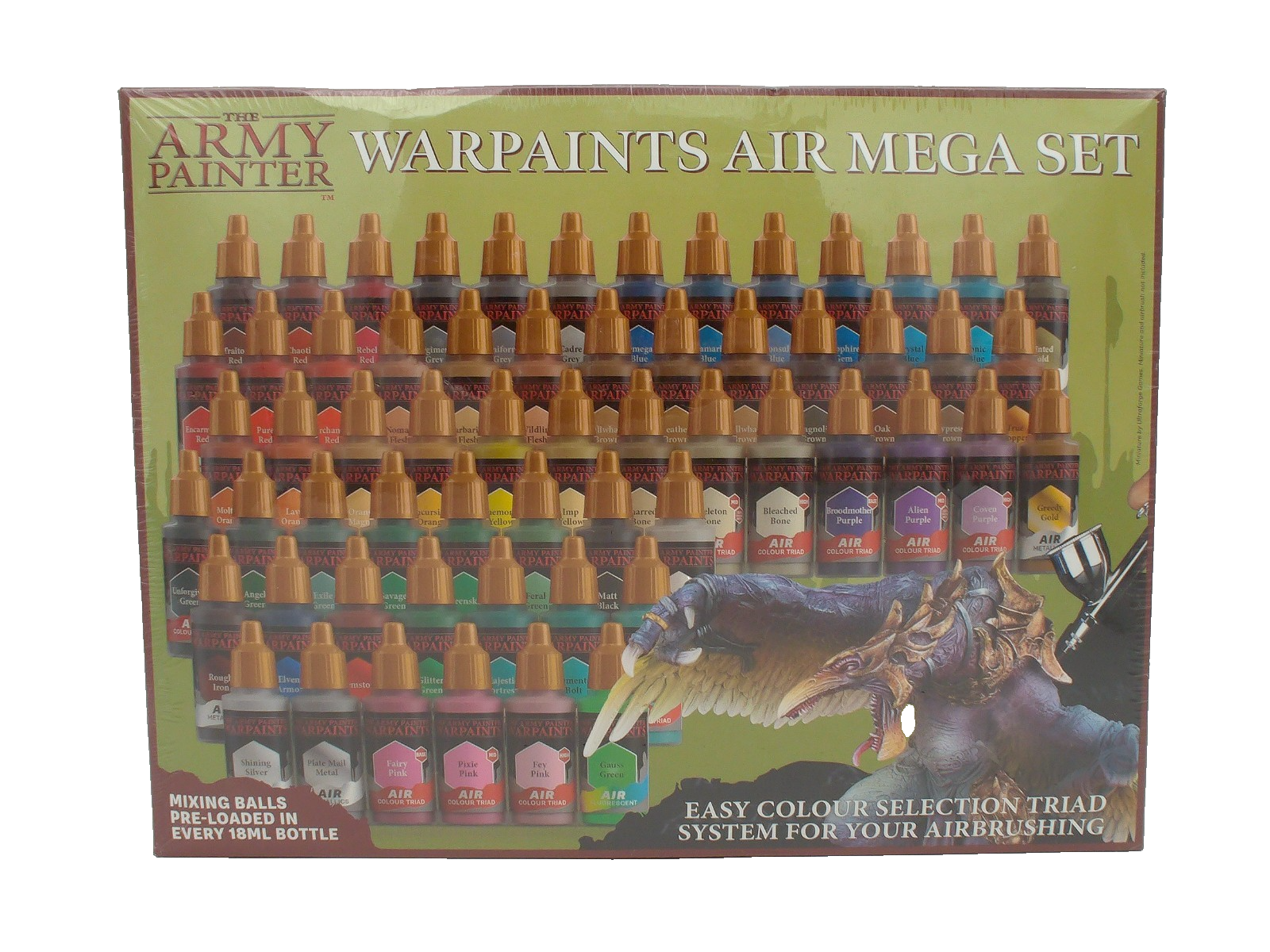 The Army Painter Warpaints Air Mega Set AW8002 Airbrush Set 60x18ml 111,06 €/L