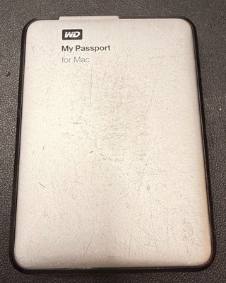 WD My Passport for Mac Externe 2,5'' USB 3.0 Festplatte Silber S/N WX91AC49TE6E