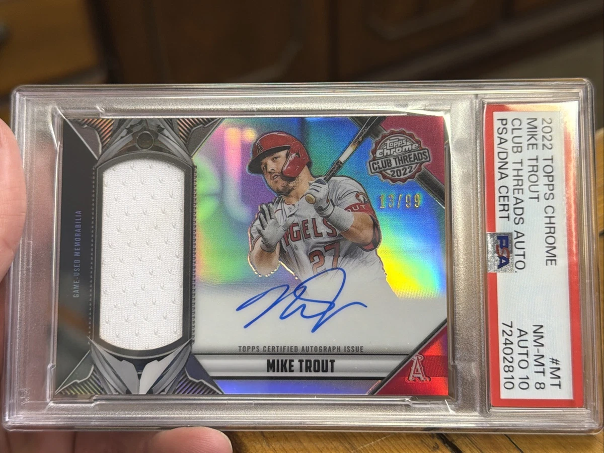 Topps Mike Trout Autographed Baseball Trading Cards for sale | eBay