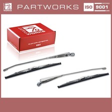 2x Scheibenwischerarme für PORSCHE 911 F/G '68-'77 914 + Wischerblatt EDELSTAHL