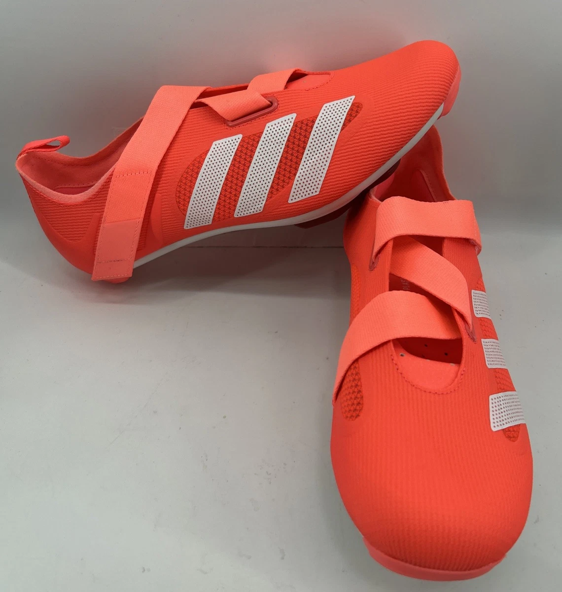 Adidas Indoor Cycling Shoes GZ6343 Red With White Stripes 
