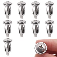 10PCS Hollow Wall Anchors for Thin Walls, Heavy Duty 304 Stainless Steel, M5 ...