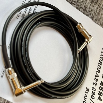 MOGAMI 2524 Guitar Cable – 10ft SWITCHCRAFT 226/226 Right-Angle