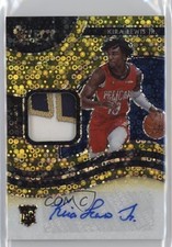 2020 Panini Select Rookie Jersey Gold Disco Prizm 4/10 Kira Lewis Jr Auto 12ks