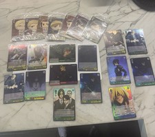 Weiss Schwarz Attack On Titan Card Lot: Promos, SRs, And RRRs - Bulk Discount