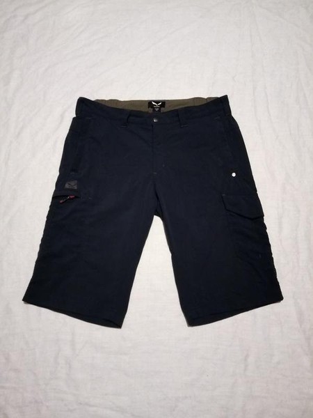 Men Salewa Shorts Navy Synthetic 32 / M / 46