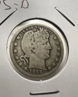 1915 D Barber Quarter