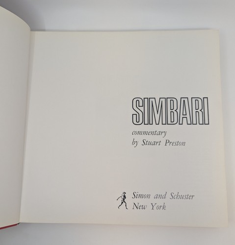Simbari Commentary by Stuart Preston Hardcover Book (1975) - Picture 10 of 21