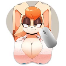 3D Mousepad Oppai Mouse pad with Wrist Rest Pain Relief Anime Manga pad Vanilla