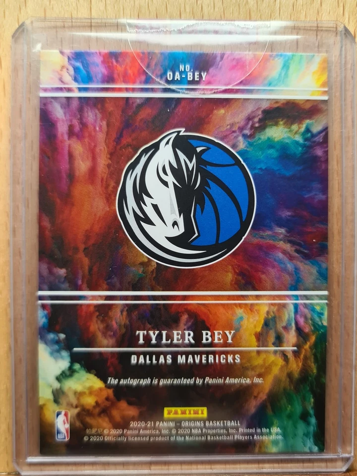 Tyler Bey #OA-BEY #62/99 2021-22 Origins Auto SILVER INK Redemption RC J0122A - Image 2 of 2