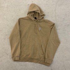 Volcom Mens XL Tan Khaki Stone Logo Pullover ...