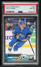 2022-23 Upper Deck Series 1 Young Guns Jack Quinn #204 PSA 8 yj0