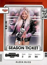 Alexa Bliss 2022 Chronicles WWE Contenders Season Ticket - #109 -