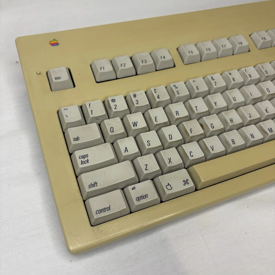 Apple Extended Keyboard II M3501 Vintage 1990 ADB Cable AS-IS - Image 3 of 4