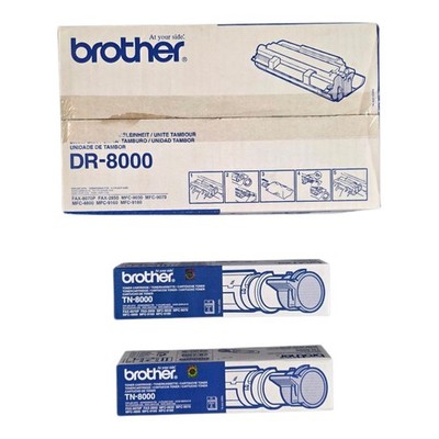 Orginal Brother DR-8000 Trommeleinheit und 2x TN-8000 Tonereinheit