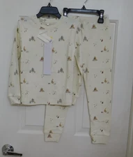 NWT 2pc Rylee + Cru Christmas Tree Presents Print Pajamas sz 6-7