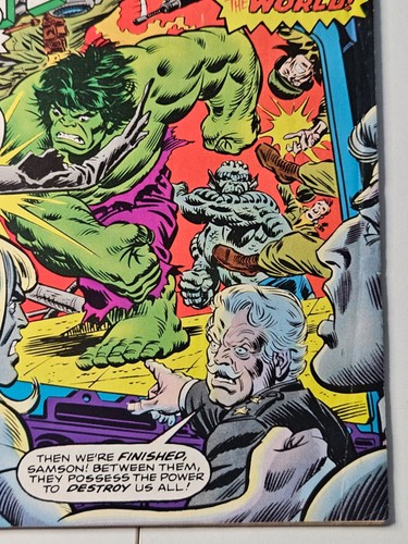 INCREDIBLE HULK #196 - FEBRUARY 1976 - BRONZE AGE MARVEL COMIC Fine + - Picture 6 of 7