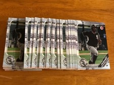 Lot (80) ELOY JIMENEZ White Sox 2019 Bowman Baseball cards ALL BASE paper