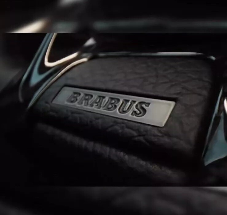 W463A Brabus Style Steering Wheel Cover Emblem Badge Logo G-Class W464