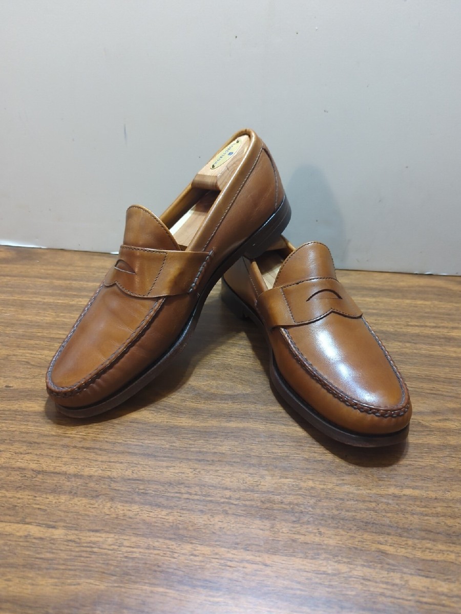 Allen Edmonds Paxton All Leather 620707. Brown Slipon10/D  display picture 3