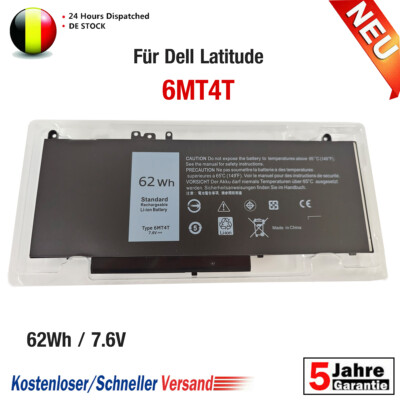 OEM 62Wh 6MT4T Akku für Dell Latitude E5470 E5570 Notebook 79VRK 07V69Y  7,6V