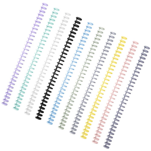 10Pcs Spines Sheets Book Organization Binder Binder Rings Notebook Office