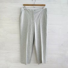 NWT Express - Gray heather straight ankle high rise pants, L