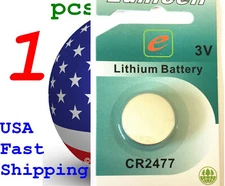 1 pcs CR2477 2477 LM2477 BR2477 Card 3V High Quality Lithium Battery
