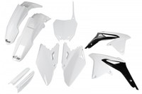 Kunststoff Verkleidung Kit Full Suzuki RMZ 450 2008 - 2017 Ufo Plast Weiß