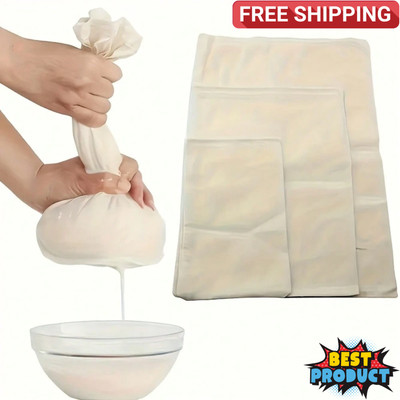 5 Pcs Cooking Cloth Reusable Cooking Cloth  Cheese Cloth Filtering Cloth