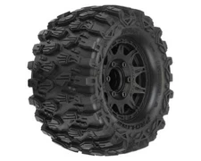 Proline 10190-10 Hyrax 2.8" Mounted F/R Tires, Black 6x30: Stampede