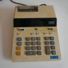 Rechenmaschine Rechenschieber Elektrisch Canon P24-DIII Made IN Taiwan Design Xx