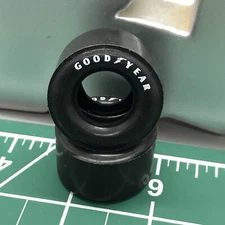2) MPC Goodyear Pad Printed Drag SLICKS 1.250OD .660W 1:25 LBR Model Parts