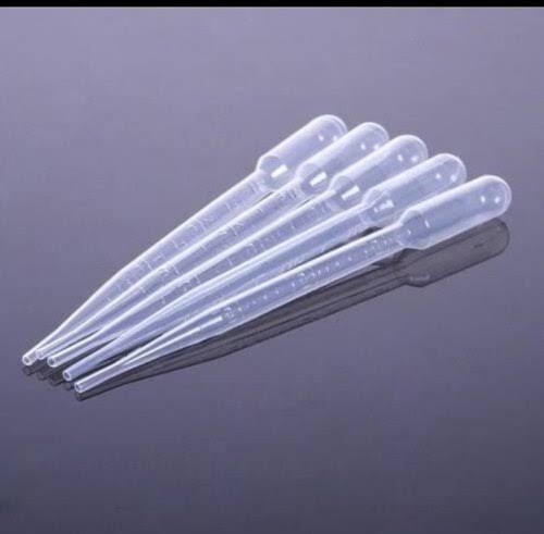 100 plastic transfer pipettes droppers graduated 3ml Pasture - Picture 1 of 3