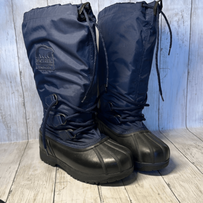 ソレル　LION Sorel Winter Snow Boots Snow Lion 2 Women's Size 6 Blue Duck