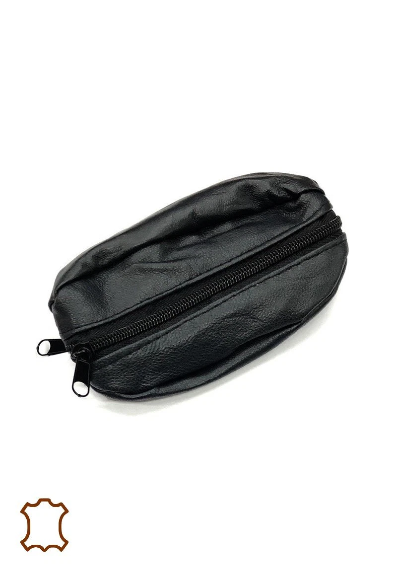 Mens Black Leather Wallet Card Photo I.D Holder Money Coin Purse Organiser Pouch