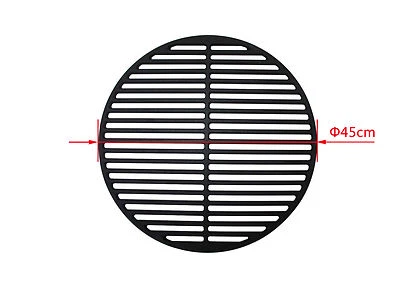 JEISING Grillrost aus Gusseisen Größe Ø 45cm (emaliert), massive Profi Ausführung