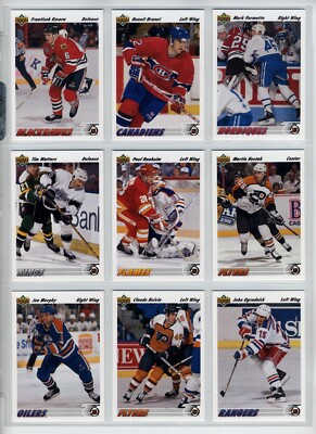 Hockey Upper Deck 1991-92 Cards Choose Upick from list (468-700)