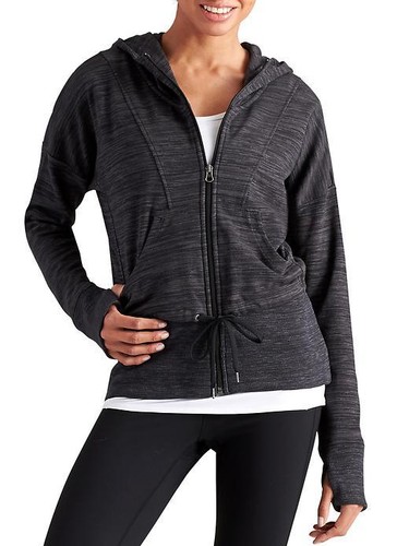 NWT Athleta Tiger Terry Hoodie, Flint 