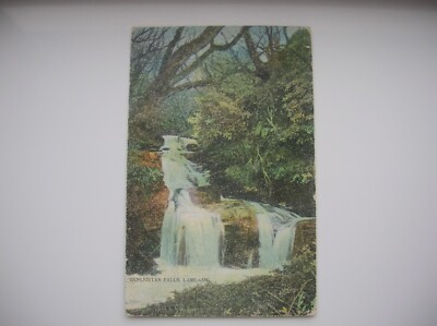 Arran Postkarte - Benleister Falls, Lamlash. Near Whiting Bay, Brodick etc. 1905.