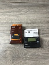 KORG Tuner/Metronome TM-50 BK Black Tested Working Japan