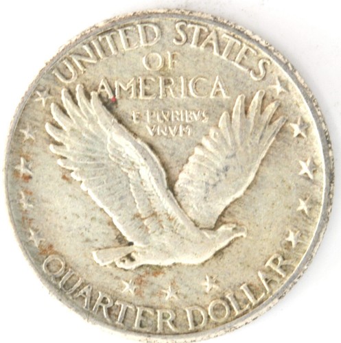 1930 Standing Liberty Quarter Dollar US 90% Silver 25 Cent Coin Philadelphia - Picture 2 of 2
