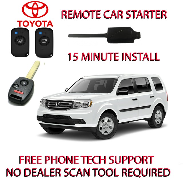 2009 2015 HONDA PILOT REMOTE CAR STARTER NO WIRE SPLICING REGULAR KEY