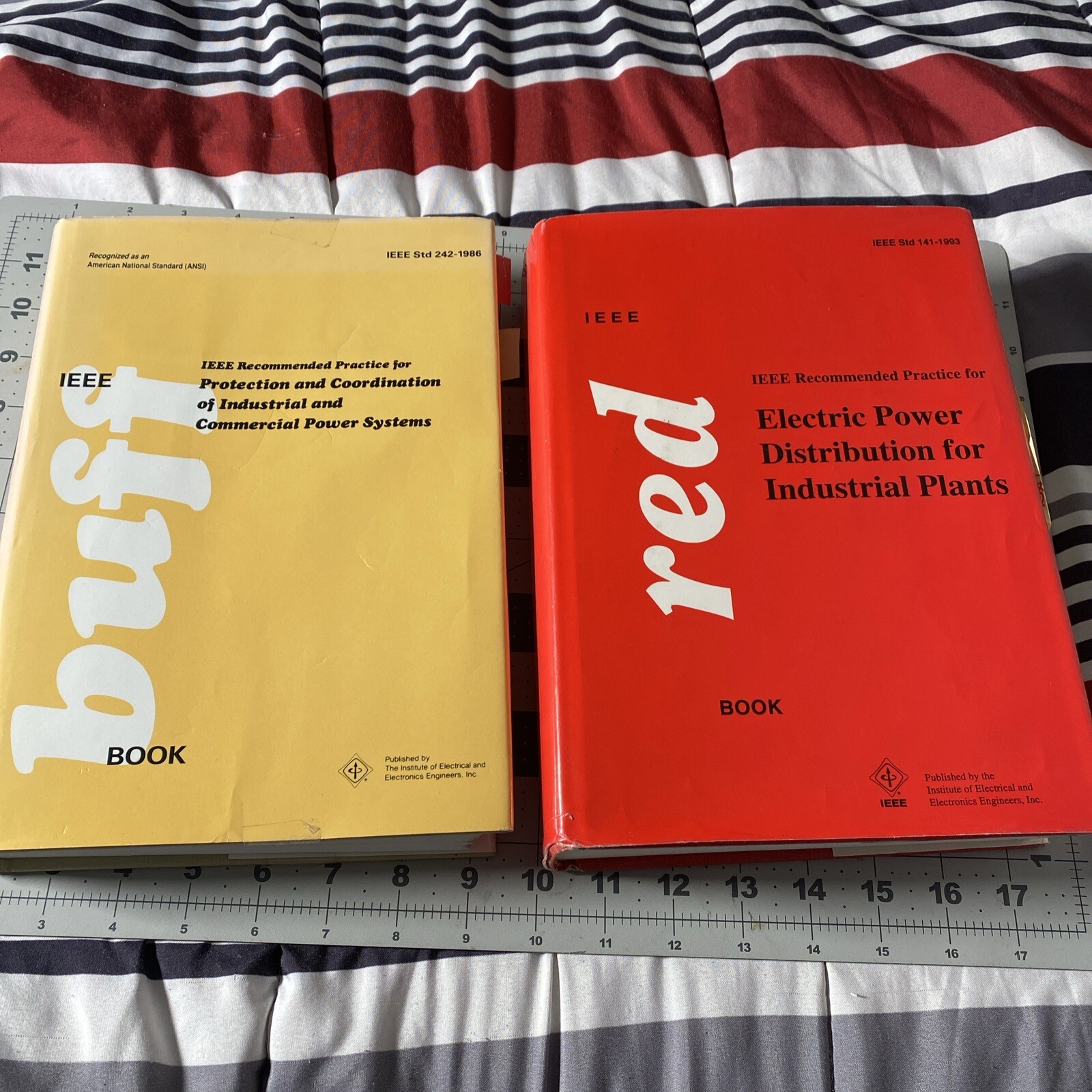 IEEE Buff Book 1986 And IEEE Red Book 1993. 2 Book Lot. eBay