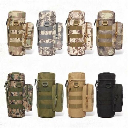 Kettle Bag Tactical Molle Water Bottle Carrier Holder Pouch Outdoor Kettle Bag - Picture 4 of 20