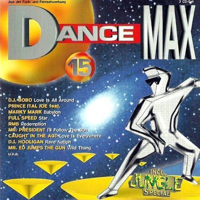 Dance Max 15 (1995) Dj Bobo, Pharao, Fun Factory, RMB, Activate, Enigma.. [2 CD]