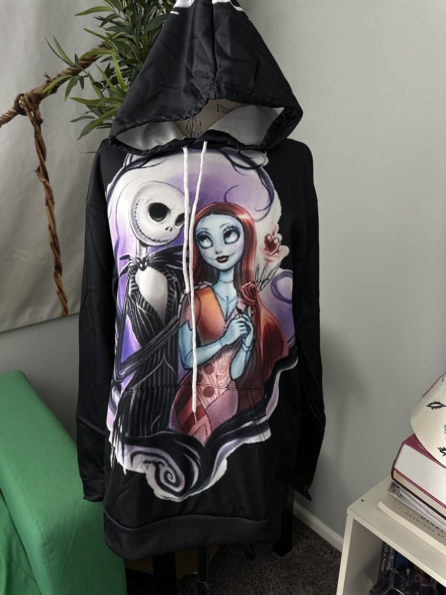 Plus Size Jack Skeleton Hoodie Disney Nightmare Before Christmas